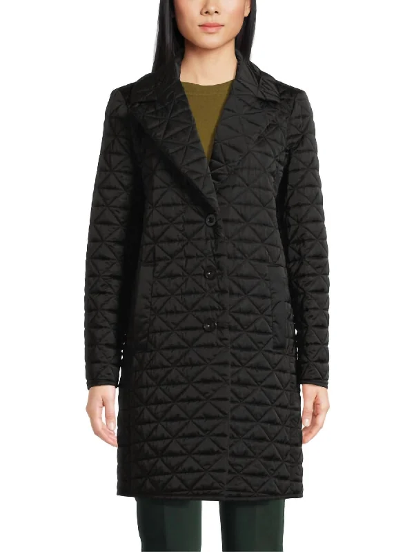 Fosco Coat In Black