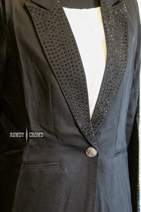 Online Exclusive | Blazing Saddle Long Sleeve Blazer in Black