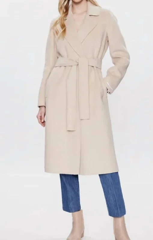 Quirino Coat In Natural