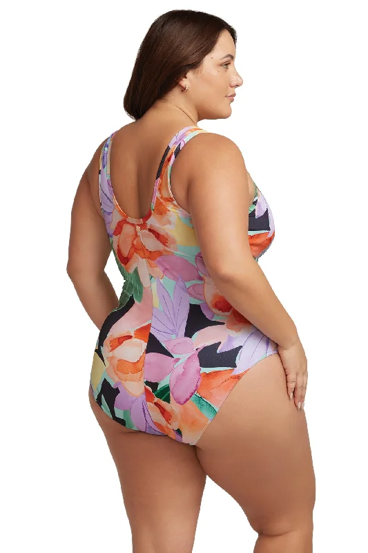 Natare Flo Fuseli Chlorine Resistant One Piece Swimsuit