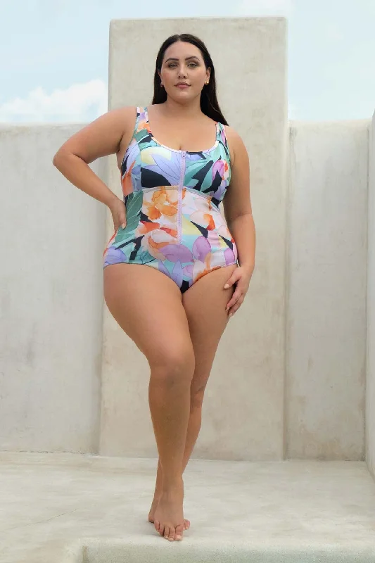 Natare Flo Fuseli Chlorine Resistant One Piece Swimsuit