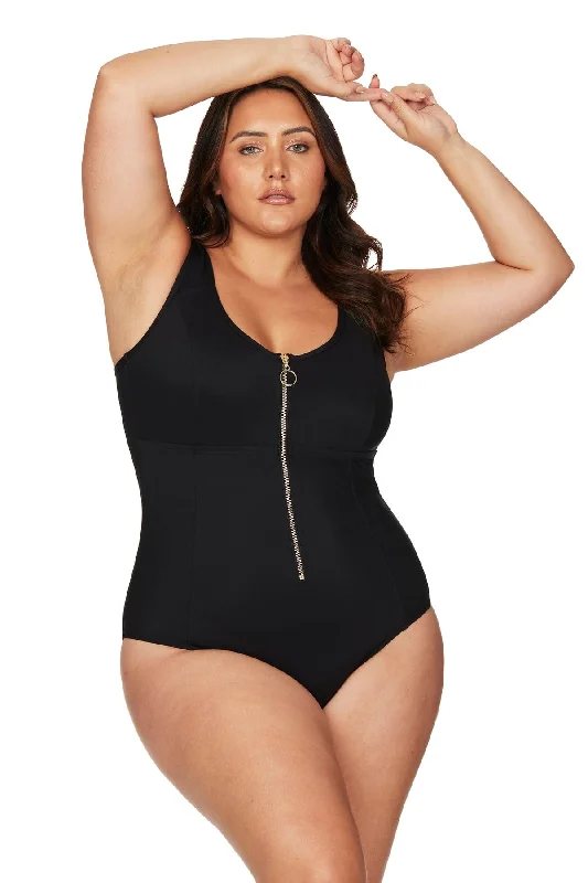 Black Sculpt Fuseli Multi Cup One Piece Swimsuit