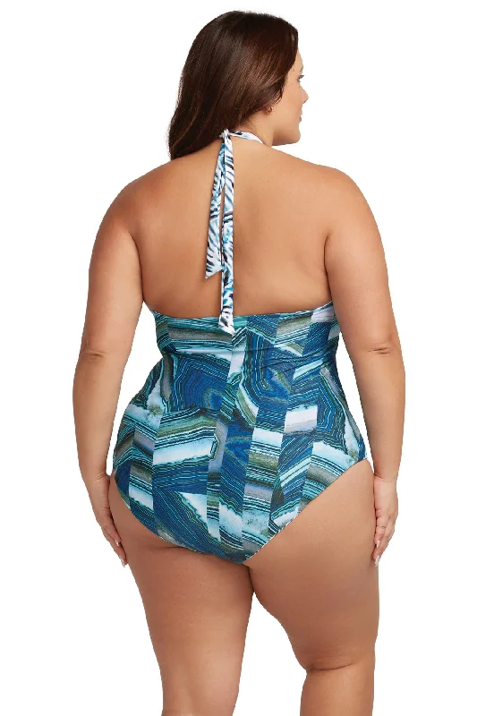 Ze Blu Mondrian Reversible One Piece Swimsuit - Final Sale