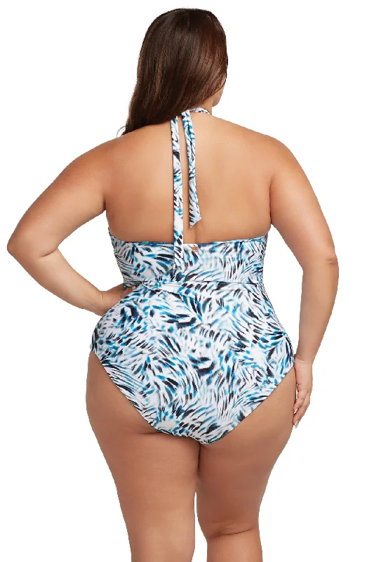 Ze Blu Mondrian Reversible One Piece Swimsuit - Final Sale