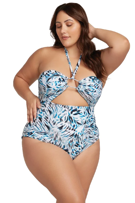 Ze Blu Mondrian Reversible One Piece Swimsuit - Final Sale