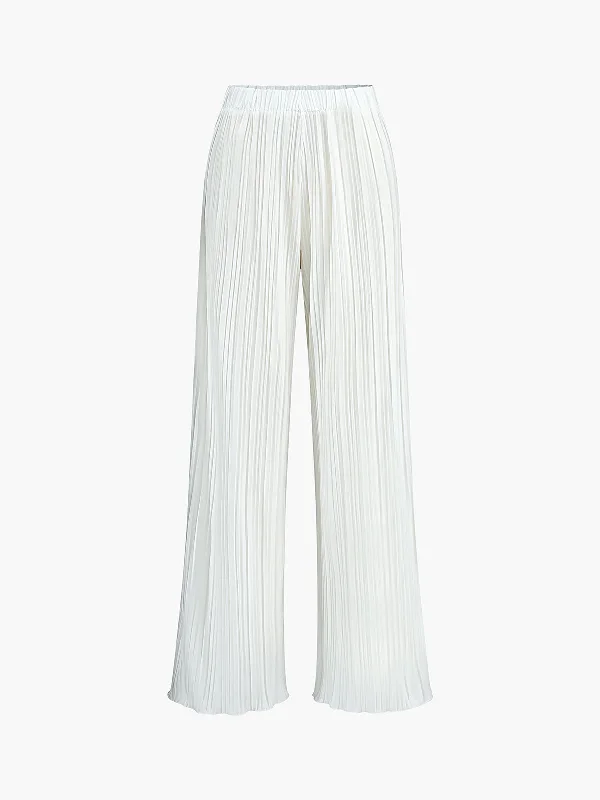 solid-belted-pleated-pants-set