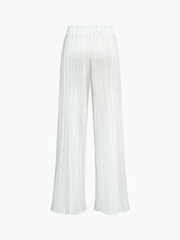 solid-belted-pleated-pants-set