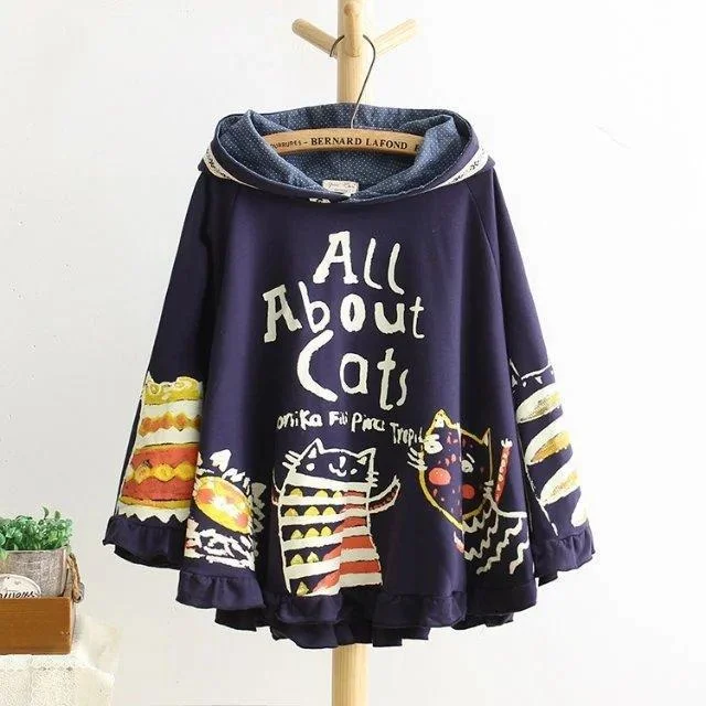 Cats One-Size-Fits-All Warm Winter Pullover