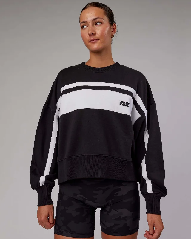 Intercept Sweater - Black-White