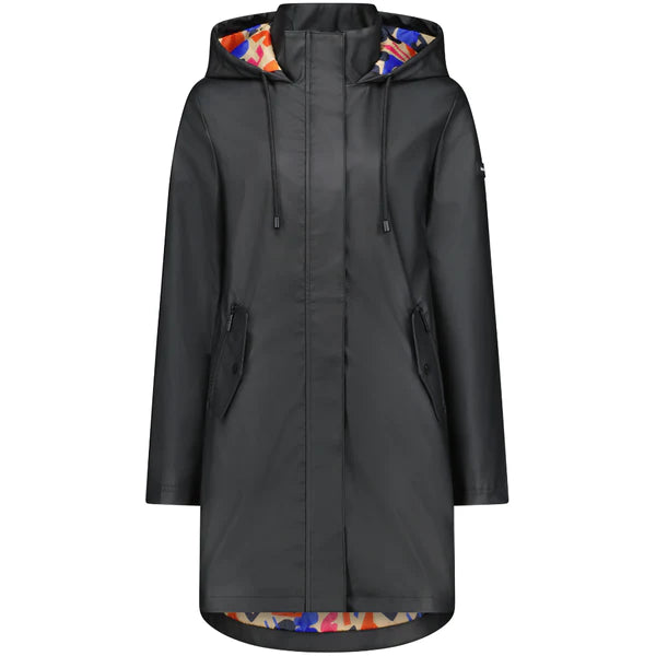 MOKE X EVIE BILLIE RAINCOAT -Black