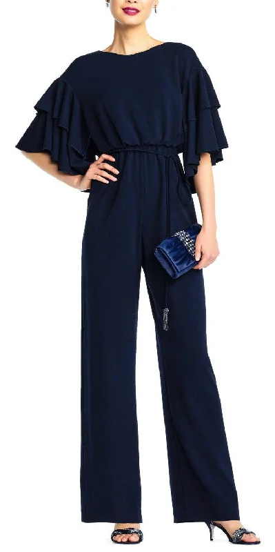 Adrianna Papell AP1E203073 Scoop Neck Jumpsuit