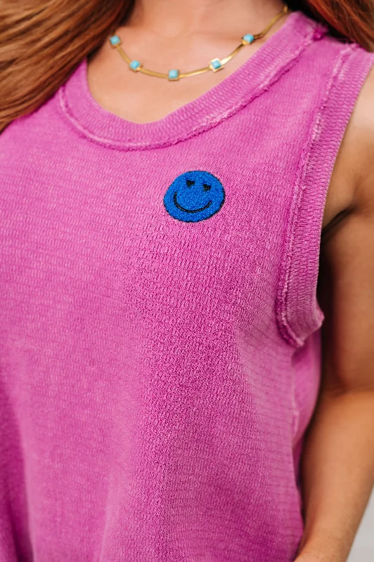 a-few-of-my-favorite-things-round-neck-tank-in-fuchsia