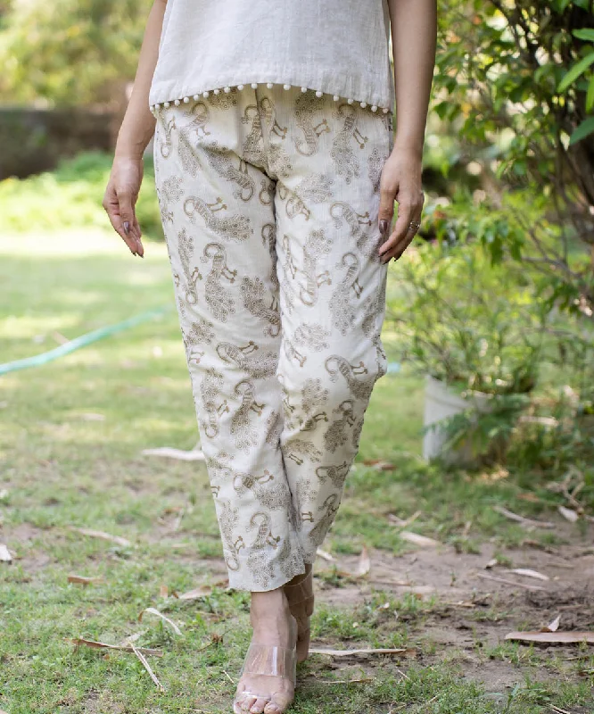 beige-peacock-handblock-muslin-ankle-pant