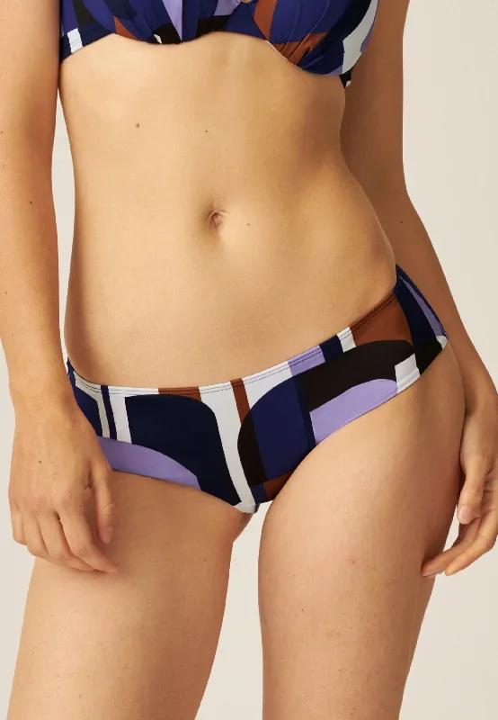 Bikini Hose - City Vibes / Stockholm - Lila Braun Weiss