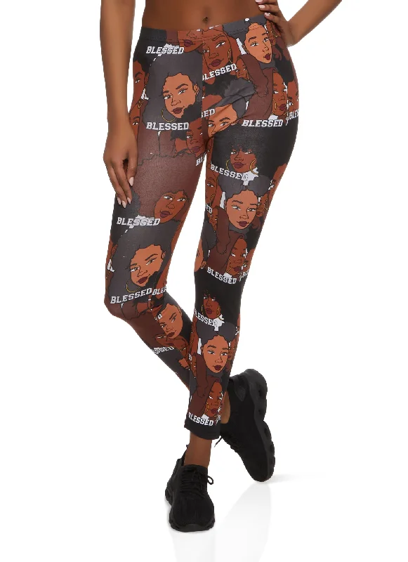 Blessed Graphic Leggings