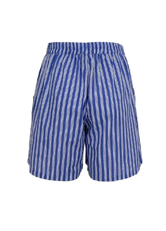 black-colour-bcflora-shorts-blue-stripe