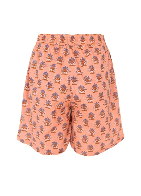 black-colour-bcflora-shorts-lily-peach