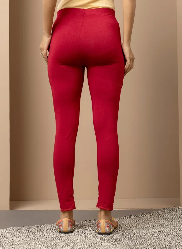 blood-red-ankle-length-plain-legging