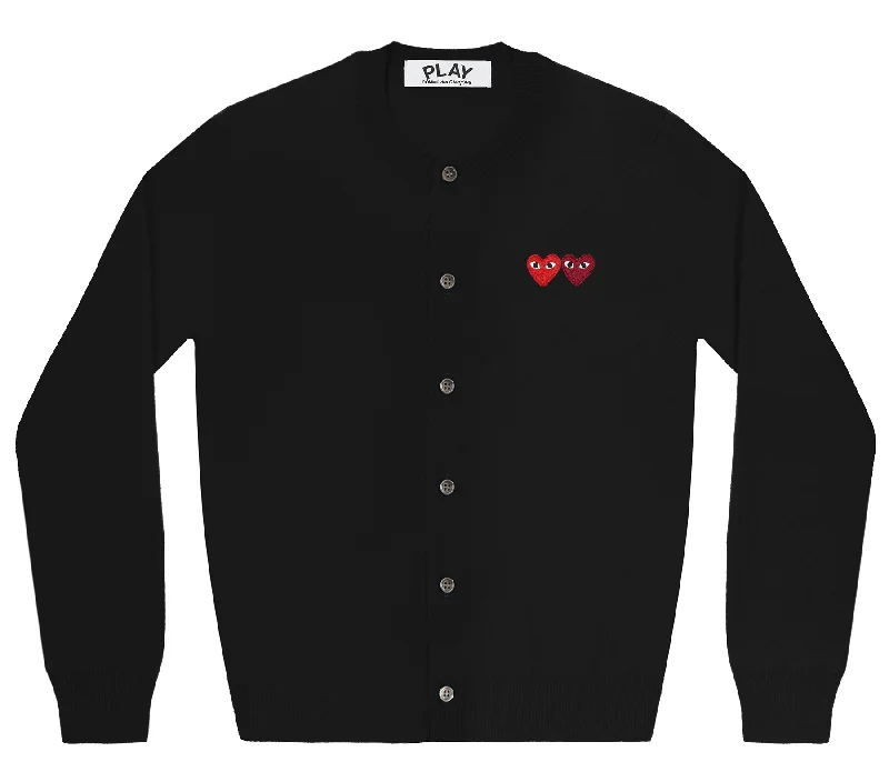 Double Heart Women's Cardigan