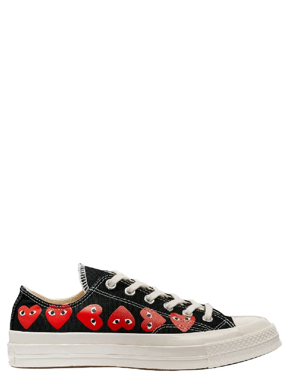 Converse Multi Red Heart Low Top