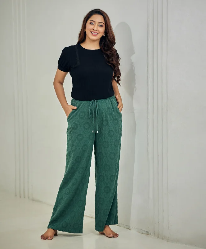 Cotton Drawstring Waist Culottes