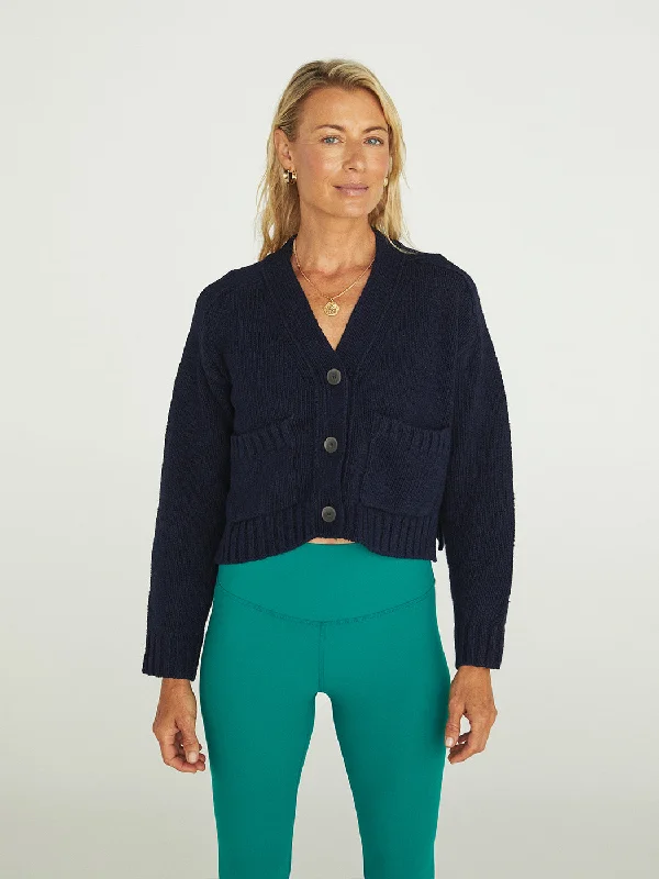 Cropped Cardigan - Hale Navy