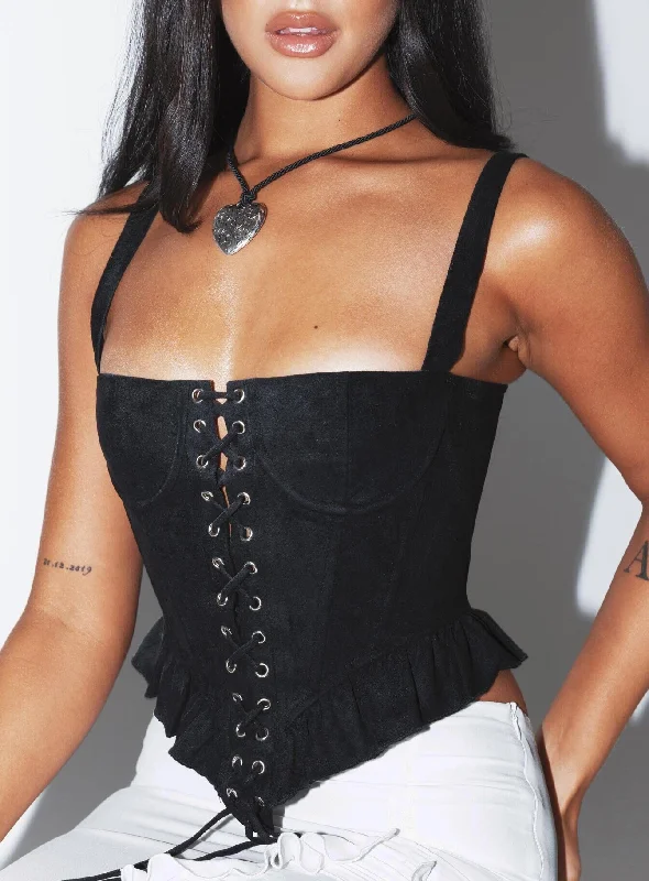 cuatro-corset-top-black