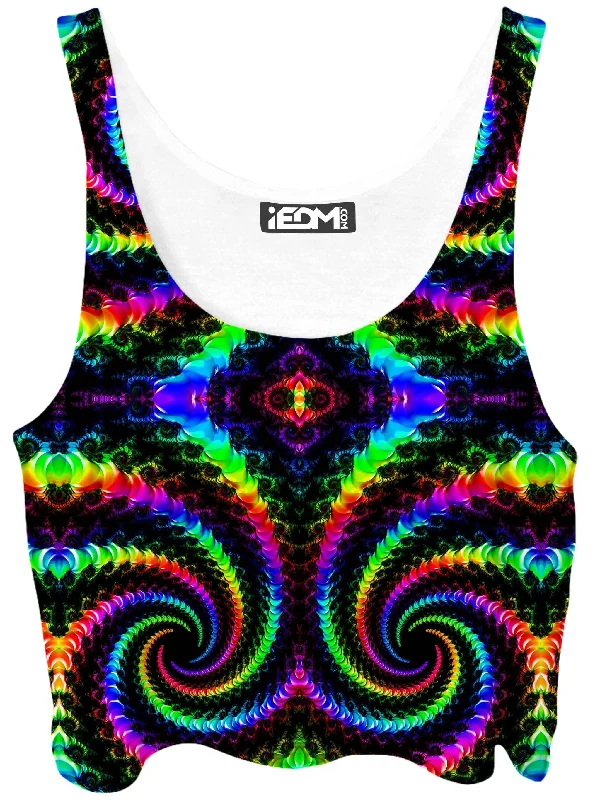 Fractaled Vision Crop Top