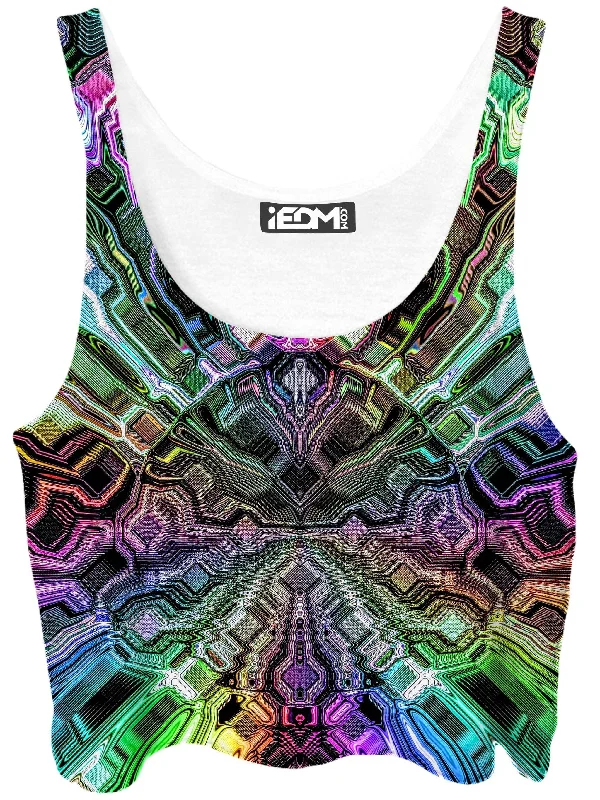 Holographic Storm Crop Top