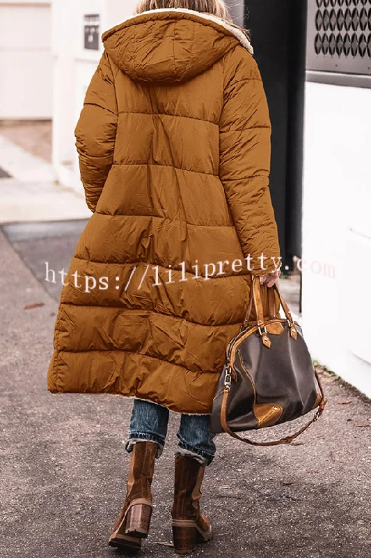 hooded-plush-lined-pocket-long-sleeve-coat