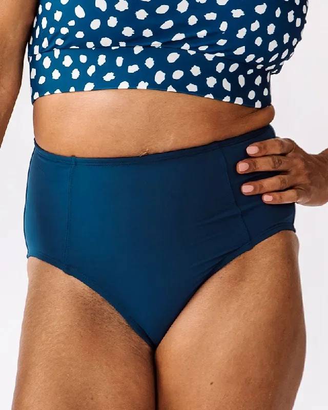 Indigo High-Waist Bottom