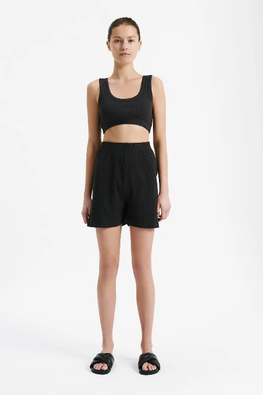 LOUNGE RIBBED LONGLINE SHORT