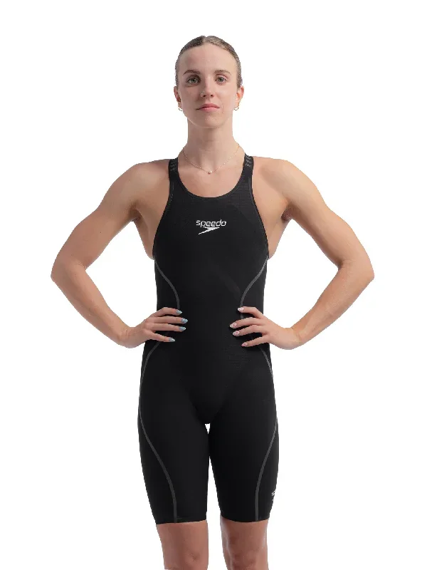 Women's Fastskin LZR Pure Intent 2.0 Kneeskin Open Back Racing Suit - Black