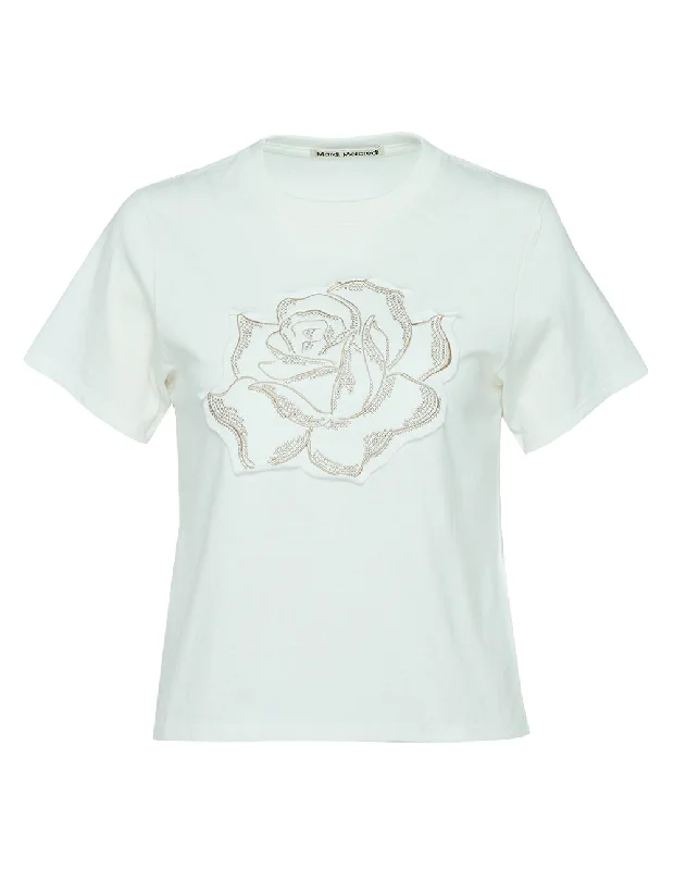 Slim T-Shirt Rose Patch