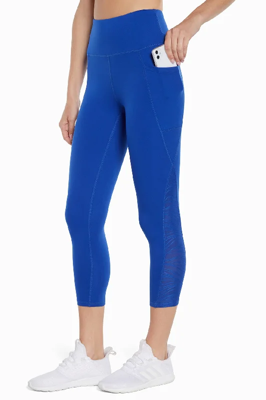 Angela Side Pocket Mid Calf Capri