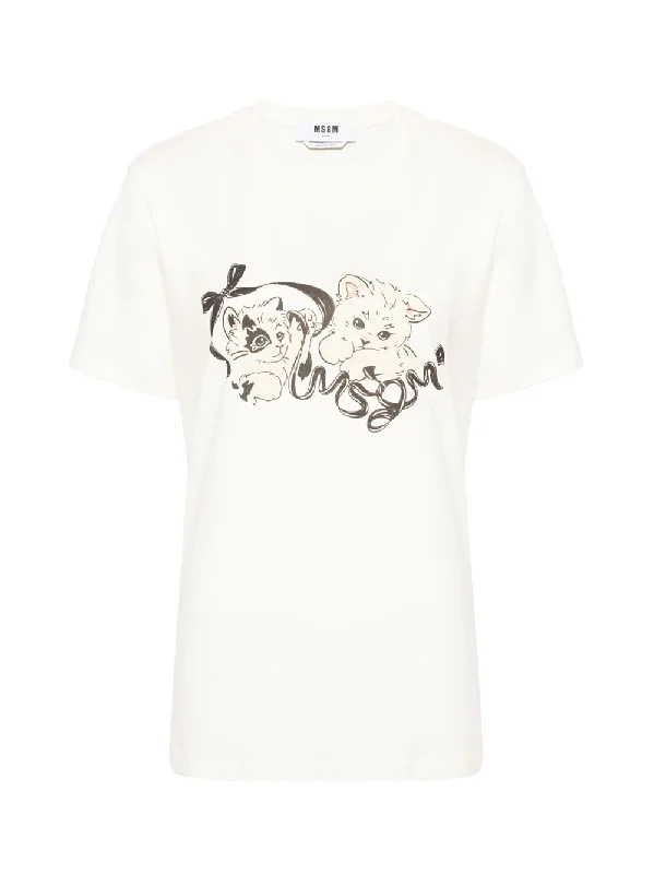 Cat & Ribbon T-Shirt