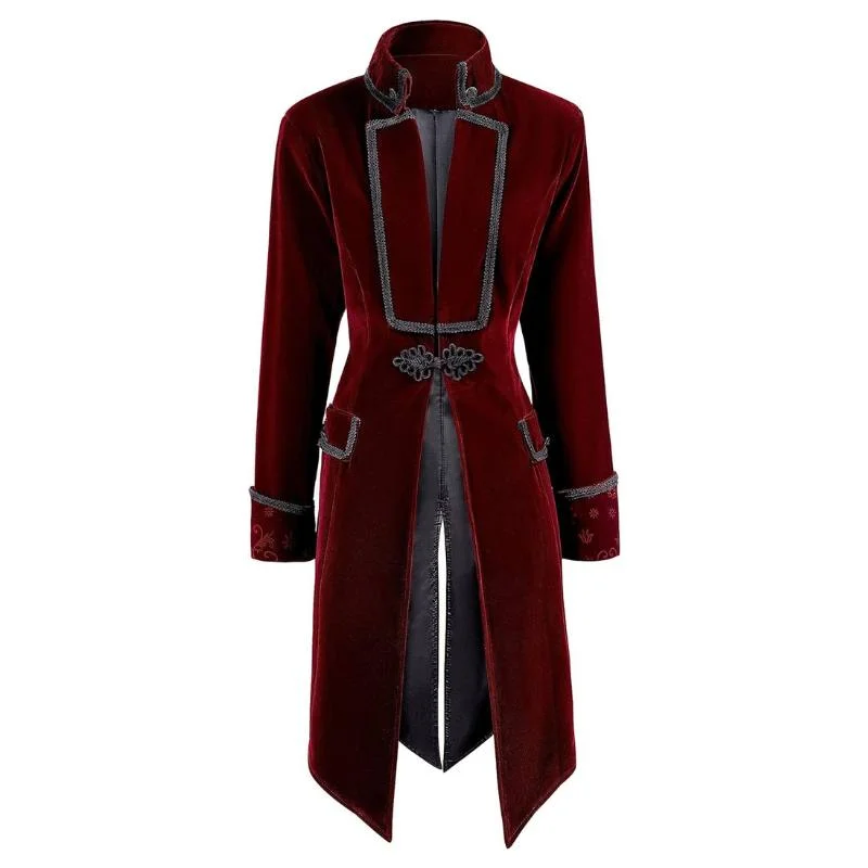 Red steampunk coat