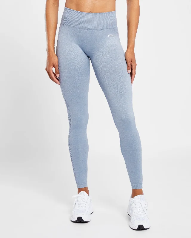 Revive Seamless Leggings - Mineral Blue Marl