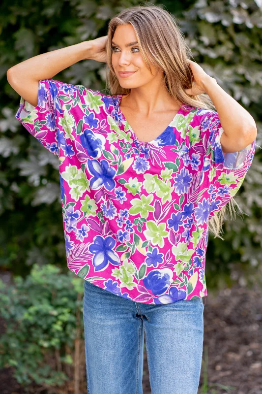 sew-in-love-full-size-v-neck-floral-half-sleeve-top