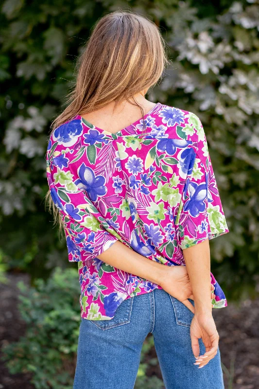 sew-in-love-full-size-v-neck-floral-half-sleeve-top