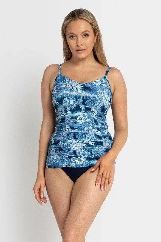 Sunseeker SS12024FG Maldives F/G Bralette Singlet - Blue