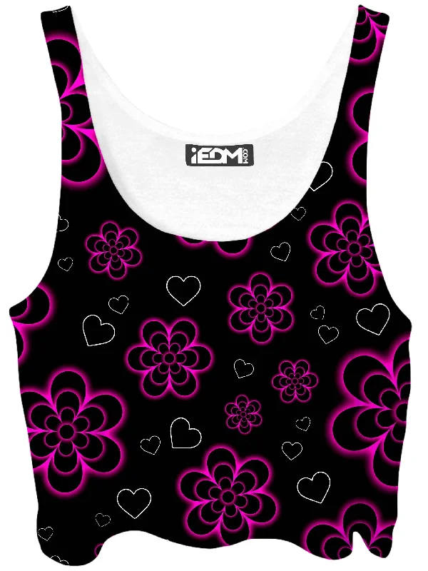 Tekno Flower Crop Top