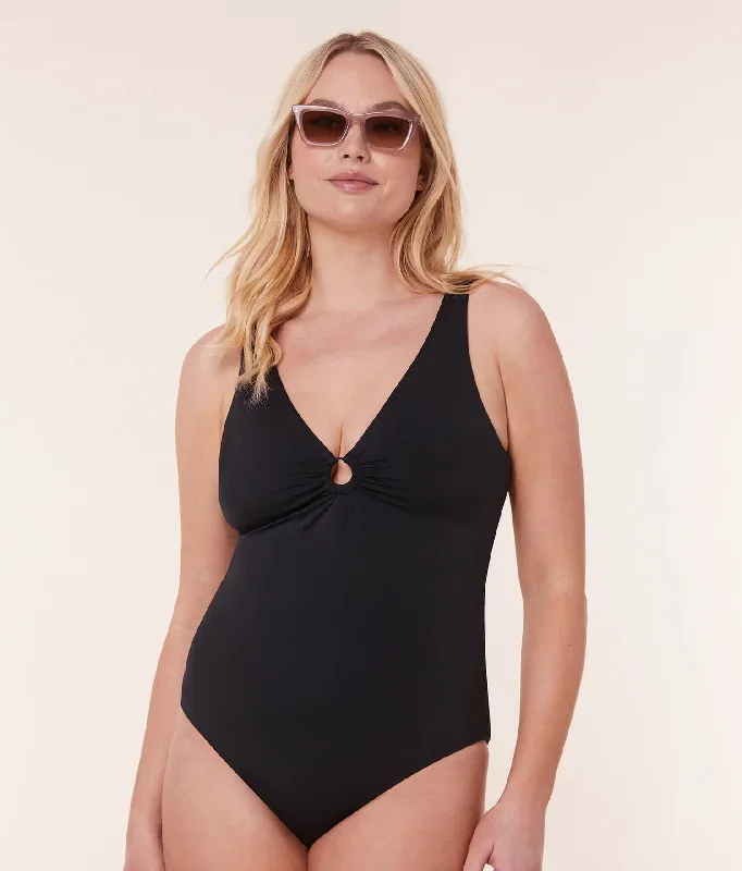 The Bonita One Piece - Eco Nylon - Black - Classic