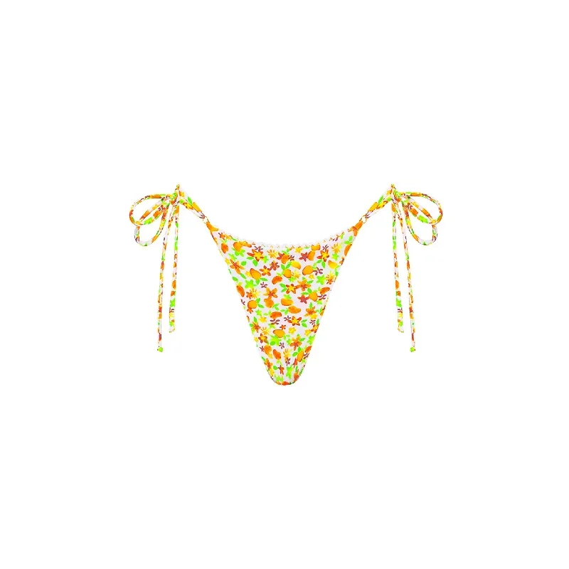 Thong Tie Side Bikini Bottom - Coco Mango