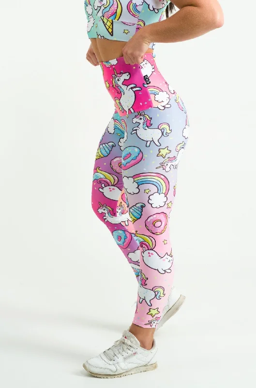 Unicorn Performance - Extra High Waisted 7/8 Leggings