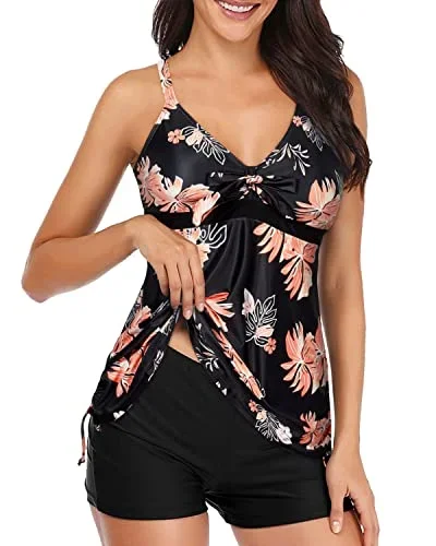 black orange floral1